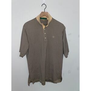 2007 Robert Bryan Port Royal Invitational Striped Golf Polo Shirt 2000s Large